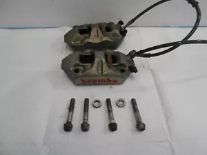 09 10 11 12 13 DUCATI 848 1098 1198 FRONT BREMBO BRAKE CALIPERS LEFT RIGHT OEM - Bild 1 von 11