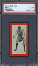 1910 T210-2 Old Mill George Keifel PSA 5 Richmond Colts