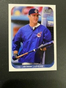 2018 TOPPS ARCHIVES SNAPSHOTS CARD CLEVELAND INDIANS JIM THOME #AS-JT - Bild 1 von 1