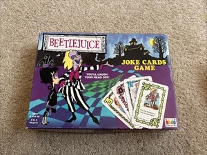 1990 Beetlejuice Joke Cards Game You'll Laugh Your Head Off #3620 - Picture 1 of 13