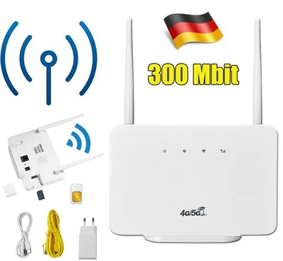 Tragbarer Internet Hotspot 4G LTE Hotspot Router Mobiler Hotspot WLAN Router - Bild 1 von 4