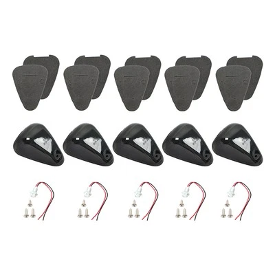 5PCS Smoke LED Cab Roof Lights Marker Amber For Ford F-250 F-350 F450 Super Duty Foto 1 de 4