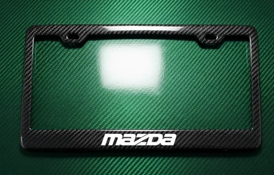 Marco de matrícula Mazda 100 % fibra de carbono PREMIUM PREMIUM Foto 1 de 3