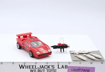 Sideswipe 100% Complete Vintage 1985 G1 Transformers Hasbro Action Figure - Image 1 of 4