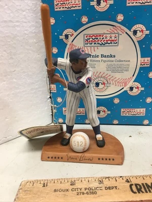 1993 Sports Impressions Ernie Banks Figurine - Image 1 of 4