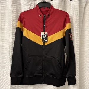 Horsewear Ireland Polo 1985 besticktes Branding schwarz, rot, gelb Medium neu mit Etikett - Bild 1 von 7