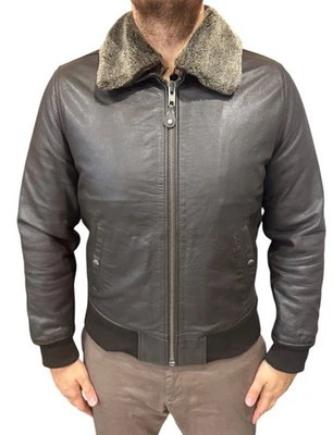 Schott LC930D USA Brown Pilot Cowhide Leather Jacket Large - Image 1 of 4