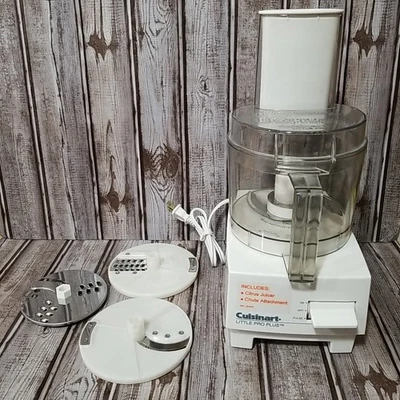 Cuisinart Little Pro Plus LPP TX Type 20 Food Processor + Attachments Tested - Image 1 of 4