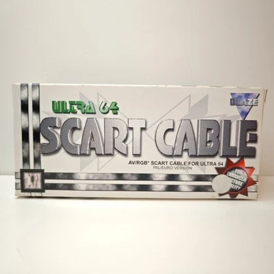 ULTRA 64 NINTENDO 64 SCART CABLE AV RGB - Immagine 1 di 3