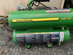 HR1-5E John Deer – Luftkompressor, 5 Gallonen, elektrischer Handwagen, 2 PS - Bild 1 von 6