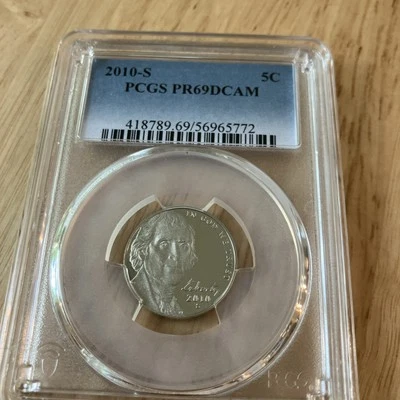 2010 S JEFFERSON *PROOF* NICKEL  Graded - Image 1 of 4
