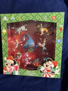 Disney Classics Mini Sketchbook Christmas Ornament Stitch Genie New Set Of 8 - Picture 1 of 1