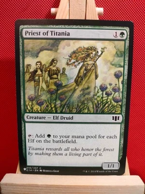 Priest of Titania - The List - Commander 2014 - Common - NM - MTG - Image 1 of 2