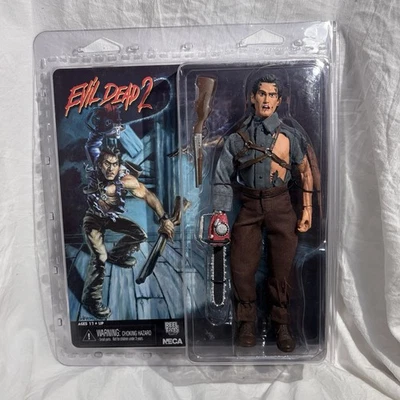 Figura de acción Neca Evil Dead 2 Hero Ash retro tela sellada 8 pulgadas 2014 nueva en caja Foto 1 de 4