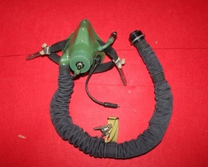 SURPLUS AIR FORCE HIGH ALTITUDE FIGHTER PILOT OXYGEN MASK - Picture 1 of 6