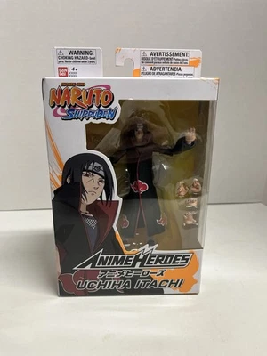 "Figura de acción Bandai Naruto Shippuden Anime Heroes Chihuahua Itachi 6"" nueva" Foto 1 de 4