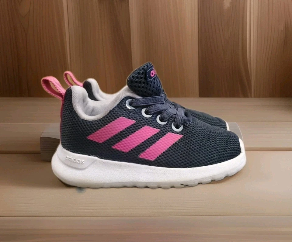 Tênis Adidas Lite Racer CLN infantil tamanho 5 azul - Imagem 1 de 4