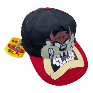 Vintage Looney Tunes Hat Cap Snapback Taz Big Logo 1994 90s Tasmanian Devil - Picture 1 of 13