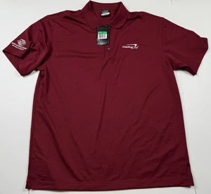 Nike Red Capital One Polo Shirt XL NEW - Picture 1 of 4