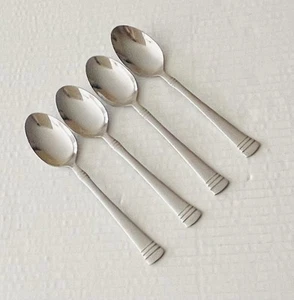 Cambridge Stainless Codie Glossy 4 Teaspoons Horizontal Bands - Picture 1 of 5