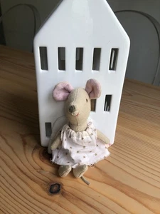 Redressed Maileg Angel Mouse - Picture 1 of 2