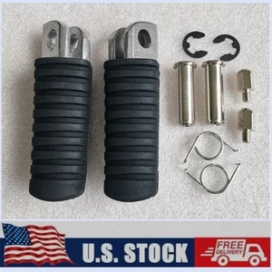 Front Rider Foot Pegs Footrests For Kawasaki Versys KLZ1000 KLE300 KLE650 07-23 - Imagen 1 de 9
