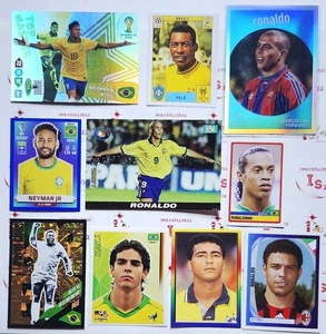 Best Players Brazilenos Soccer Pele, Ronaldihno, Ronaldo Nazario, Neymar Jr, etc - Picture 1 of 99