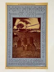 Fillmore Poster BG-218-OP-1 Delaney & Bonnie mit Eric Clapton signiert von Singer EX - Bild 1 von 8