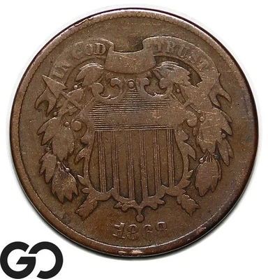 1868 Two Cent Piece - Image 1 of 3