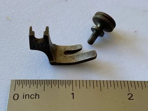 Vintage Singer 27 Sewing Machine Part (1908 #2) - Presser Foot and Nut - Picture 1 of 2