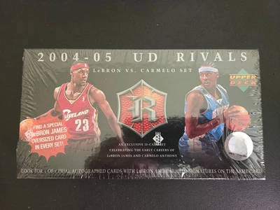 Cubierta superior 2004-05 - UD Rivals Lebron James - Carmelo Anthony caja sellada de fábrica Foto 1 de 4