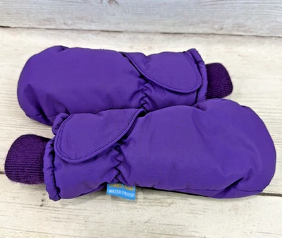 Simple Kids Girls 3M Thinsulate Insulation Water Resistant Mittens Purple FreSHP - Image 1 of 4