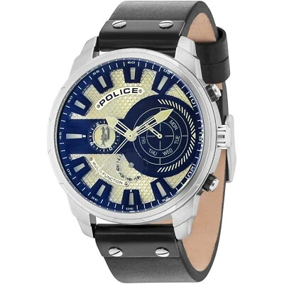 OROLOGIO uomo POLICE, Multifunction Leicester, WR 50m,moviment Quarz,R1451285001 - Immagine 1 di 2
