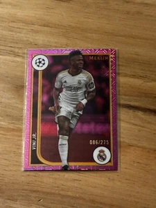 Vini Jr - 2022-23 Merlin Chrome Pink Mojo Refractor SP #086/274 Card #104 - Bild 1 von 1