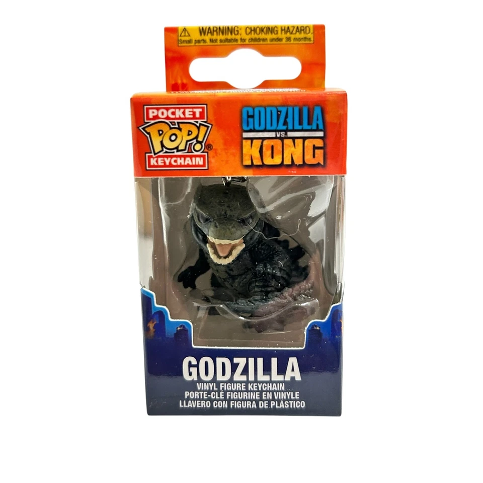 Funko Pop Keychain Godzilla VS Kong - Godzilla Multicolor 3 Inches