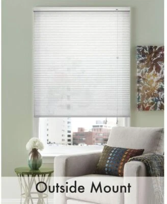 Bali Cut to Size White Stock Single Cell Corded Cellular 20 1/4 in. W x 72 in. L - Image 1 of 3