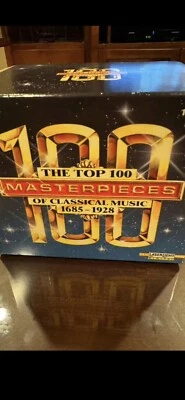 THE TOP 100 MASTERPIECES of classical music for the years 1685-1928 (10 cd-set) Foto 1 de 2