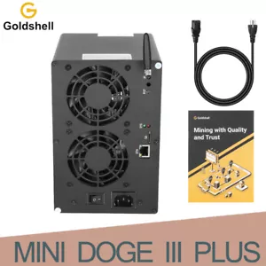 Goldshell Miner 810MH/S Mini DOGE III Plus LTC&Doge Miner 500W LTC&Doge Coin LOT - Picture 1 of 9