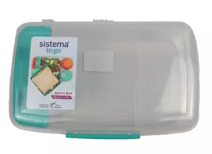 Sistema To Go Bento Box Create | Lunch Boxes With Compartments & Snack Pots - Picture 1 of 4