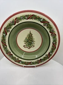 Christopher Radko Christopher's Tree Large Serving Bowl 15 inch - Picture 1 of 16