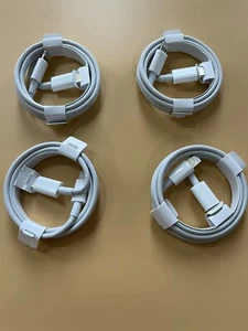 4x  3FT C To Lighting Charger Cables Cord For Apple iPhone 6 7 8 11 12 MAX XS 13 - Picture 1 of 8