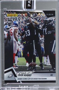 2018 Panini Instant NFL Black 1/1 Josh Adams #107 Rookie RC n2o