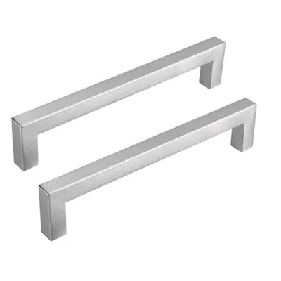 Lot of 1 stainless steel kitchen furniture handles spacing 128mm kitchen furniture handle - Image 1 of 4