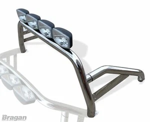 Barra antivuelco + 4 luces Jumbo para Isuzu D Max Rodeo 2007-2012 4x4 accesorios - Imagen 1 de 8