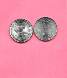 TONGA KM227 2015 10 SANITI UNCIRCULATED-UNC MINT-BU  RECENT BIRDS COIN - Picture 1 of 1