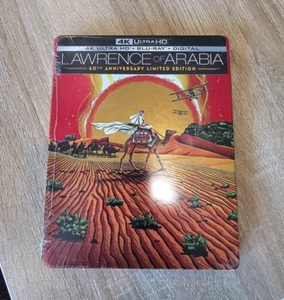✅ORIGINAL PRINT LIMITED EDITION 60th Anniversary Lawrence of Arabia 4K Steelbook - Picture 1 of 2
