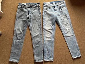 2 Stück: H&M Jeans Tapered Regular fit 30/32 blau - TOP - Bild 1 von 3