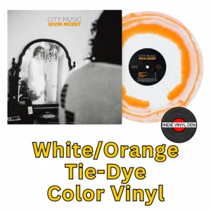 Kevin Morby - City Music - White/Orange Tie-Dye Color Vinyl Record - Picture 1 of 1