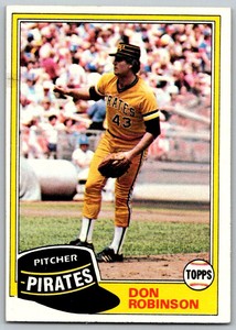 1981 Topps #168 Don Robinson NM or Better