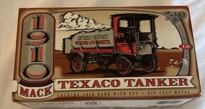 Banco de monedas cisterna Mack Senior Texas 1910 fundido a presión Foto 1 de 4